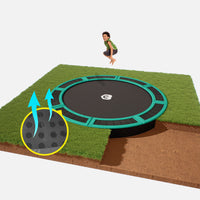 10ft round in ground trampoline Thumbnail