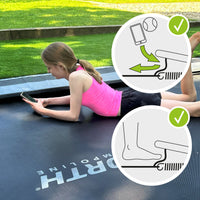 12ft x 8ft North In Ground Trampoline + Safety Net Thumbnail