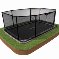 12ft x 8ft North In Ground Trampoline + Safety Net Thumbnail