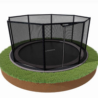10ft Round North In Ground Trampoline + Safety Net Thumbnail