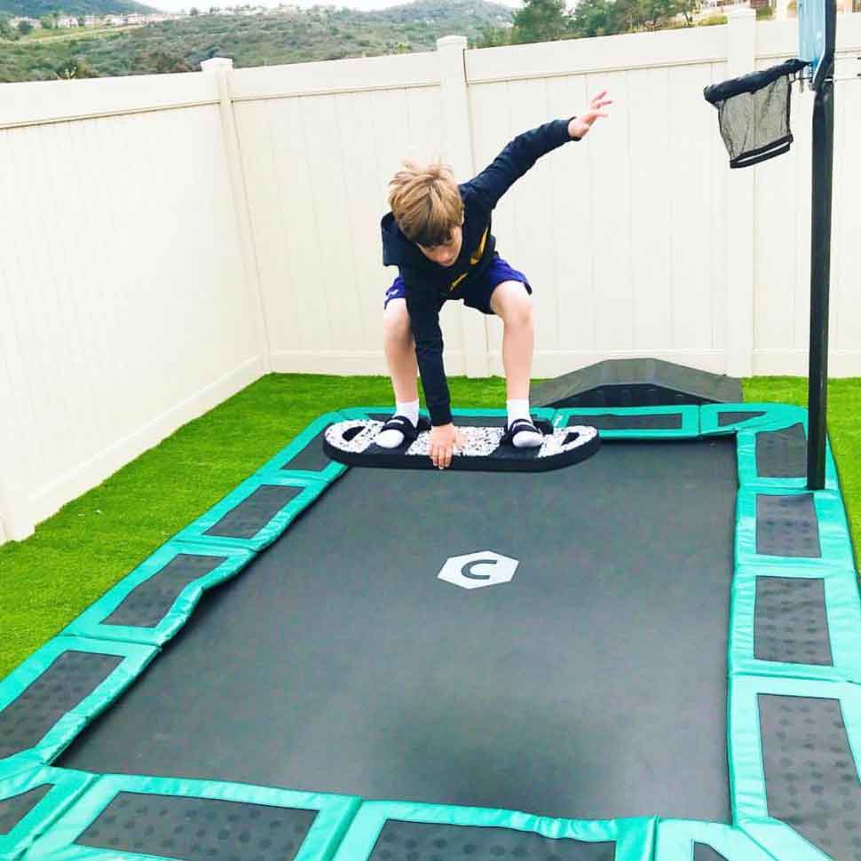 10ft x 6ft rectangular In-ground trampoline kit | Capital Play UK