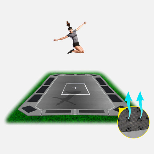 17ft X 10ft C-Sport In-ground Trampoline