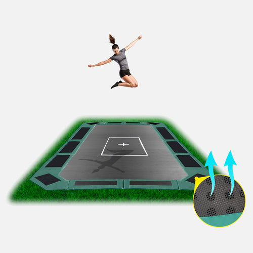 17ft X 10ft C-Sport In-ground Trampoline