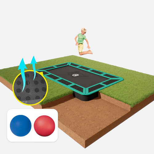 10ft X 6ft  Capital In-ground Trampoline