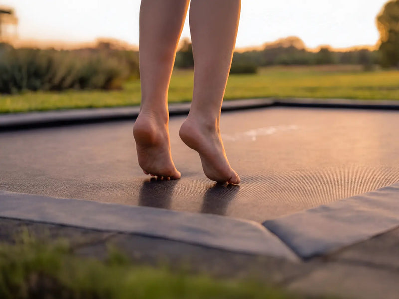 10ft x 6ft Rectangular Capital North In Ground Trampoline