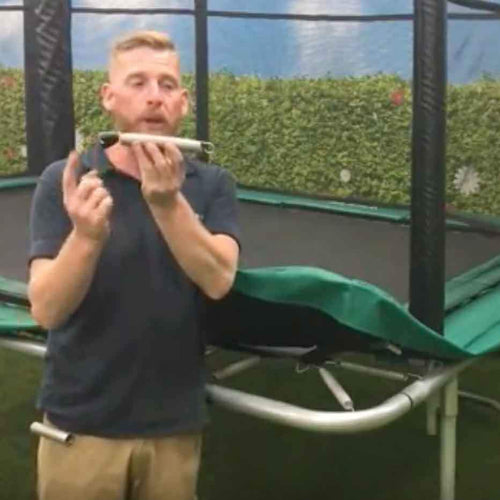 How to measure a trampoline spring