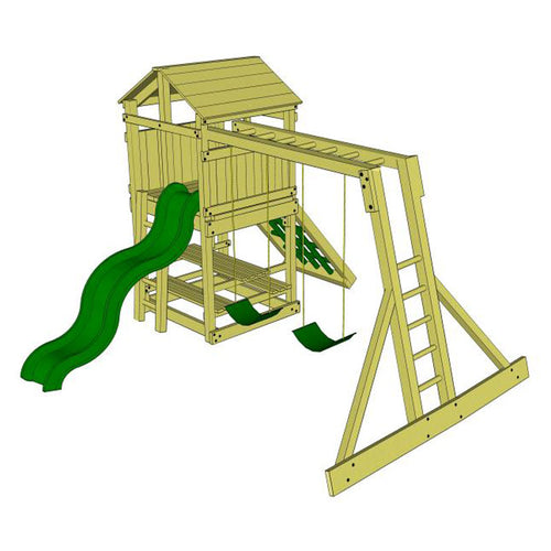 Start with the Jungle Base Tower and build your perfect climbing frame
