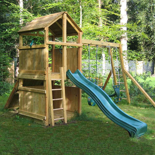 Start with the Jungle Base Tower and build your perfect climbing frame