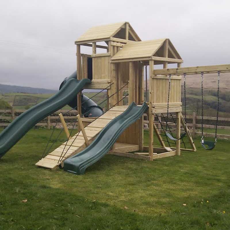 Start with the Mountain Adventurer Tower and build your perfect climbing frame