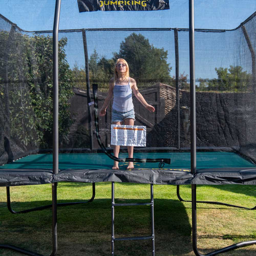 17ft x 12ft Jumpking Rectangular JumpPOD Deluxe Trampoline